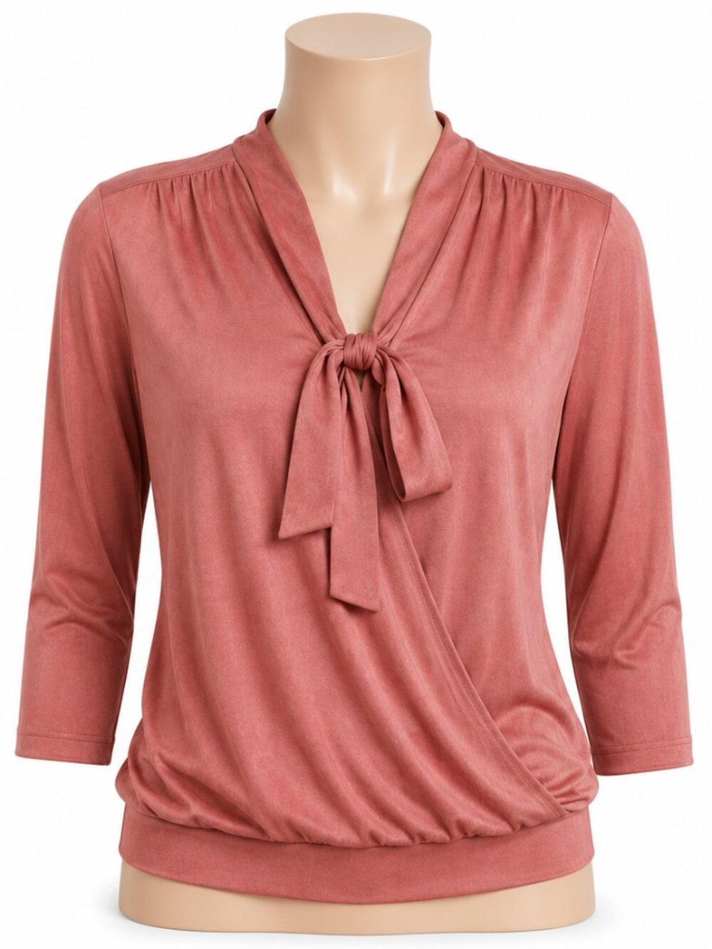 Alfani Tie-Neck Surplice Top